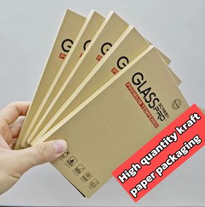 <span class=keywords><strong>Precio</strong></span> de fábrica Caja de embalaje de papel Kraft Embalaje duro ecológico para iPhone Samsung Teléfono Protector de pantalla de vidrio templado - Product Image 6