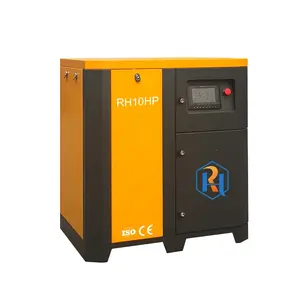 Miglior prezzo a bassa pressione industriale elettrico senza olio piccolo silenzioso rotativo a vite compressore d'aria 7.5Kw 10Hp prezzo in vendita