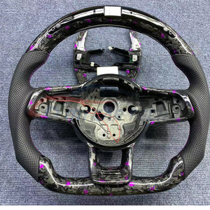 Volante de Fibra de Carbono para Vw Sagitar G-TI, V W Golf MK6 Mk7 Mk8 Mk5 <span class=keywords><strong>R</strong></span> <span class=keywords><strong>Caddy</strong></span> Scirocco Polo Vento Beetle Jetta Seat - Product Image 3