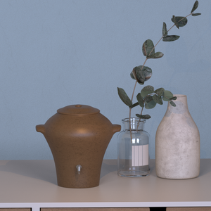 ウォーターディスペンサー天然ビンテージ陶器磁器ウォーターポット容器フィルター清浄機機能 - Product Image 5