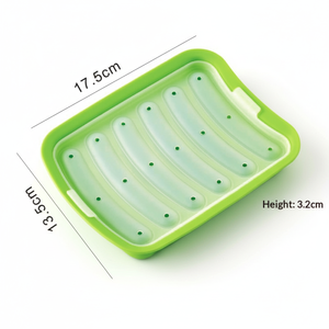 Stampo in Silicone <span class=keywords><strong>per</strong></span> Alimenti a 6 Cavità Antiaderente <span class=keywords><strong>per</strong></span> Hot Dog e Salsicce, Strumento <span class=keywords><strong>per</strong></span> Panificazione e <span class=keywords><strong>Pasticceria</strong></span> <span class=keywords><strong>per</strong></span> Pane e Dolci Fatti in Casa - Product Image 2