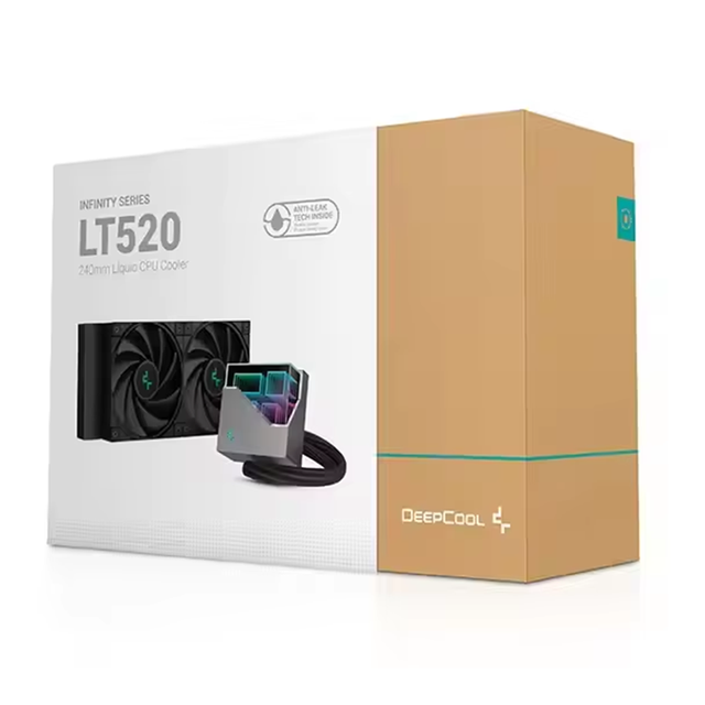 Deepcool LT520 ARGB 240 CPU Air Cooling 5V Ball Bearing Fan Copper & Aluminum Heatsink Gaming Computer Case Cooler
