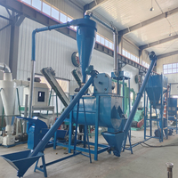Ligne de production de granulés de poulet d'élevage de volaille en acier inoxydable 100-2000 kg/heure 220V alimentation équilibrée
