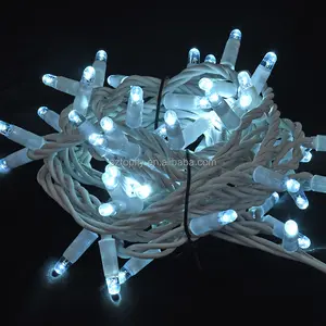 OEM Iluminação Fabricação Resistência a Frio 10m LED Guirlanda Conectável IP65 Impermeável Rubber String Lights