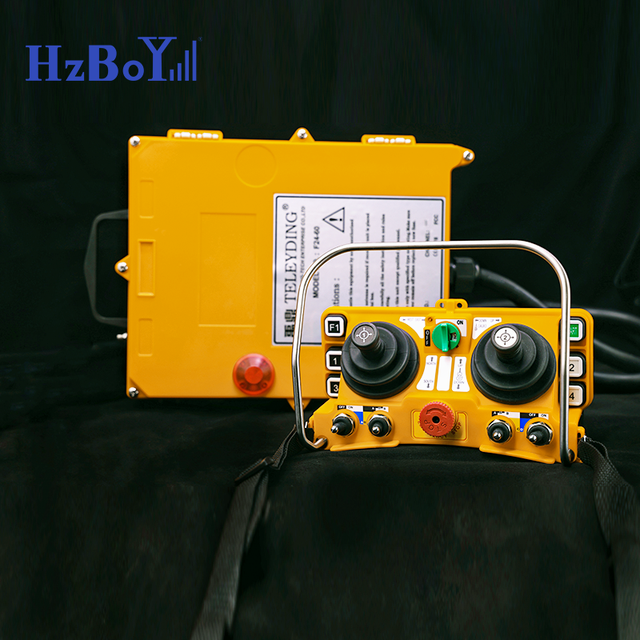 F24-60A Telecrane Joystick 8 Channel 5 Speed Crane Wireless Radio Industrial Remote Control with Transmitter and Receiver