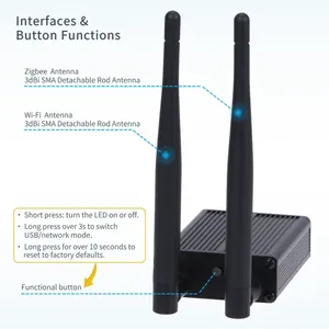 Passerelle Ethernet Zigbee 3.0 PoE, Coordinateur Zigbee Compatible avec <span class=keywords><strong>Home</strong></span> <span class=keywords><strong>Assistant</strong></span>, Zigbee2MQTT, Hub Domotique <span class=keywords><strong>Tuya</strong></span>, Design en Barre - Product Image 5