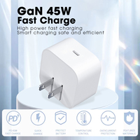 Bloc d'alimentation Power Erick Top Rated Power Eric PD0401 45W avec prise US USB C PD à charge rapide pour appareils MacBook, Samsung, iPhone