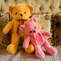 Pas cher grande taille grand oeil mignon brun saint valentin animal en peluche personnalisé géant ours en peluche ours en peluche oreiller pour mariage