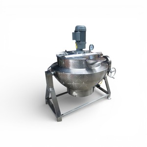 Autocuiseur électrique industriel en acier inoxydable de 50 à 1200 litres autoclave automatique à vapeur bouillante moulin à farine de viande boulangerie - Product Image 1