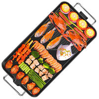Plaque de cuisson antiadhésive pour barbecue, gril de table, pour camping intérieur