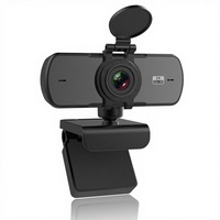Kamera Web USB 2K Full HD 1080P Sensor CMOS Autofokus Mikrofon untuk PC Mac Laptop Desktop YouTube