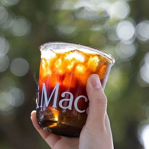 Logo personnalisé gobelet en U jetable pour animaux de compagnie de calibre 90 12oz gobelet en plastique transparent à emporter gobelet pour jus de fruits lait gobelet personnalisé pour animaux de compagnie - Product Image 2