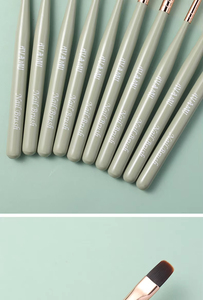 Pinceau à ongles en gel ovale avec manche en bois et logo personnalisé, poils en nylon extra fins pour manucure haut de gamme en salon - Product Image 6