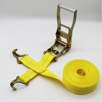 Sangle à cliquet robuste de 2 pouces, 5 tonnes, 10 m, sangle de fixation de cargaison, sangle en polyester, fabrication OEM personnalisée