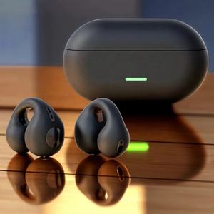 Auriculares Inalámbricos T75 con Clip para Oreja, BT 5.3, Resistentes al Agua, Sonido Envolvente 3D, Bajos, Auriculares de Conducción Ósea - Product Image 5