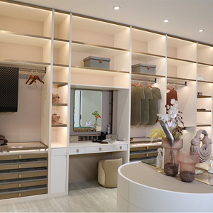 BAINENG 48 heures conception gratuite 304 armoires en acier inoxydable personnalisation moderne entière meubles de luxe <span class=keywords><strong>dressing</strong></span> armoire - Product Image 3