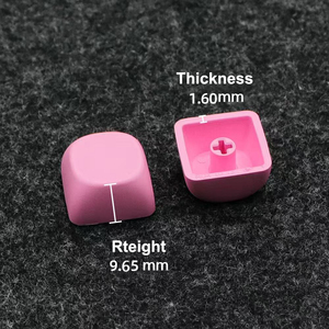 Tapa de llave sin grabado tapa de llave mecánica Pbt 1U tapa de llave <span class=keywords><strong>MOA</strong></span> altura única personalizada DIY Rosa blanco negro - Product Image 2