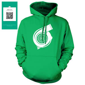 เสื้อฮู้ดระบายอากาศได้ดีสำหรับผู้ชายผ้าฝ้าย100% พิมพ์ลายสีพื้นขนาด X - Product Image 3