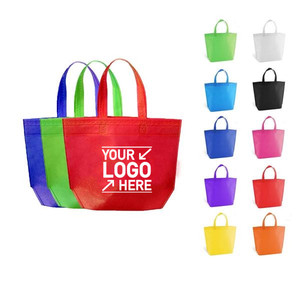 Sac fourre-tout jetable non tissé 80gsm personnalisé avec logo personnalisé Promotion industrielle Shopping Emballage de cadeau - Product Image 1