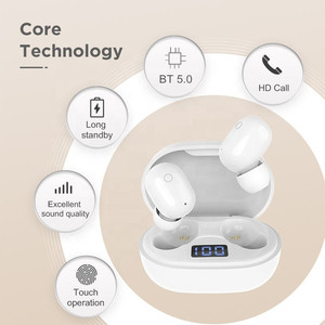 หูฟังไร้สาย A6S <span class=keywords><strong>Pro</strong></span> TWS หูฟังบลูทูธสำหรับเล่นกีฬาและเกมส์ กันน้ำ Tws A6s Mipods - Product Image 3