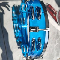 Wholesale Adjustable-tune Hand Tambourine Childrens Percussion Instrument Colorful Plastic Clapper Toy Made in China in Stock