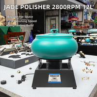 Boasta 17 pouces magnétique vibrant gobelet polisseuse 12L baril 250W 2800 tr/min bijoux et métal ébavurage nettoyage polisseuse