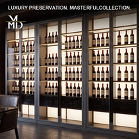 Diseño Gratuito, Soporte para Proyectos Personalizados, Vinoteca de Lujo, Mueble Exhibidor de Vinos, Vitrinas para Vinos, Muebles Modulares Personalizados
