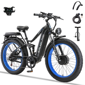 Bicicleta de Montaña Eléctrica con Suspensión Completa, Cuadro de Aluminio, Motor sin Escobillas, Largo Alcance, 60V/35AH, Batería de Litio, Envío Directo desde Almacén en la UE, Excee - Product Image 2