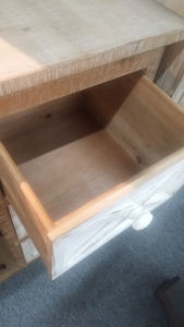 Armoire de rangement INNOVA à panneaux solides, autoportante, 1 porte, 3 tiroirs, style vintage, antique, accent, salle à manger, cuisine, salon - Product Image 6