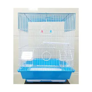 GA-2456 Foldable Bird metal cage flat top can put more things on the bird cage save space selling in the shop
