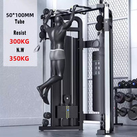 Équipement de musculation pour salle de sport, machine d'exercice multifonctionnelle à double poulie pour salle de sport et domicile, machine à câbles croisés double