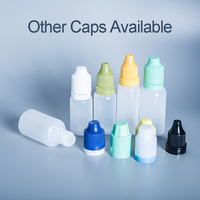 Botella de PE de 20 ml con tapa de rosca y punta afilada para retoques de pintura, aceite brillante, extensiones de cabello, pegamento para pelucas de encaje