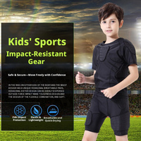 Maillot de compression rembourré personnalisé pour garçons, protection de poitrine pour baseball, paintball, football, protection cardiaque, maillot de protection à 6 protections