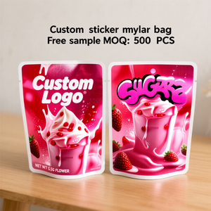 Custom Logo Stand up Pouch Ziplock Food Wholesale China Factory Plastic Packaging <b>Bag</b> - Product Image 4
