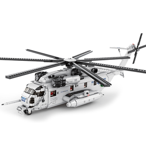 Militaire Super étalon échelle CH-53E hélicoptère avions modèle bricolage brique série créative bloc Puzzle jouets cadeaux (2192 pièces) - Product Image 1