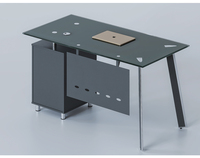 Mobilier de bureau écologique en verre trempé couleur verre vente directe d'usine