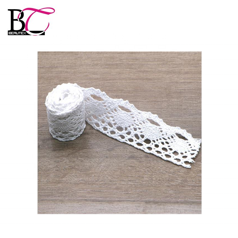 YY Luxury White 100 Polyester Floral