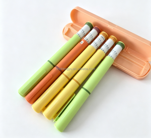 <b>Refillable</b> Injection <b>Pen</b> 60IU 3ml Candy Color Plastic Reusable Skin Care Dosing <b>Pen</b> with Gift Box OEM Customized Service - Product Image 5