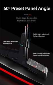 Volante de Carreras de Accionamiento Directo PXN VD6 con Force Feedback de 6Nm y Controlador Sim - Product Image 3