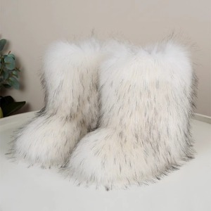 Botas <span class=keywords><strong>de</strong></span> nieve planas <span class=keywords><strong>de</strong></span> caña media SHUNLONG, estilo europeo-americano, cálidas para invierno, exportación transfronteriza, modelo K2, accesorios <span class=keywords><strong>de</strong></span> personaje - Product Image 1