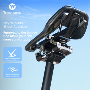 WEST BIKING Komfortabler Fahrradsitz Stoßdämpfer Aluminiumlegierung Sattel Federung Federdämpfer für MTB Rennrad Radfahren - Product Image 6
