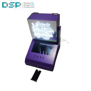 Présentoir de casque de luxe moderne en métal personnalisé en usine de DSP Vietnam Abyss Mirror pour petits appareils électriques - Product Image 3