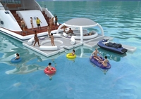 Parc aquatique flottant gonflable en gros