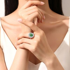 <b>925</b> <b>Silver</b> <b>Rings</b> Wholesale Rhodium Plated Classic Zircon S925 Sterling <b>Silver</b> Fine Jewelry - Product Image 5