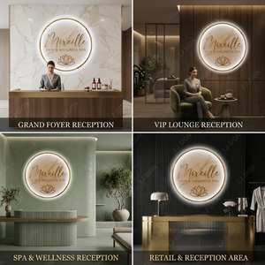 Enseigne en acrylique personnalisée, lettres en relief rétroéclairées par LED, enseignes publicitaires 3D, enseignes lumineuses LED pour entreprises en extérieur - Product Image 3