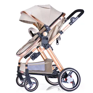 अनूठी शैली उच्च भूमि घुमक्कड़ बच्चे 3in1 strollers के लिए बच्चे