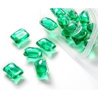 Capsules de lessive en gel jetables écologiques non toxiques pour un nettoyage en profondeur, divers parfums, 3 1/4 1, pour vêtements