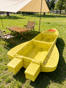 Bateau de pêche pliable en plastique à faible entretien, montable sur véhicule - Product Image 3