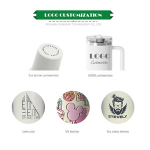 कस्टम 40 औंस टंबलर स्पिल प्रूफ कॉफी मग आइसोथेम स्टेनलेस कप ठंडा और गर्म टंबलर गुलाबी मग जिम कप महिलाओं के लिए उपहार मग - Product Image 5