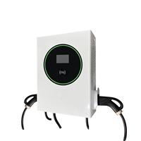 Nuevo Cargador Rápido de CC de Alto Rendimiento para Vehículos Eléctricos, 40KW/60KW, Estación de Carga de CC Montada en Pared, OCPP1.6J, Carga Comercial de Vehículos Eléctricos, IP54, APP